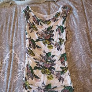 H&M Floral Cowl Neck Sleeveless Blouse, Sz M
